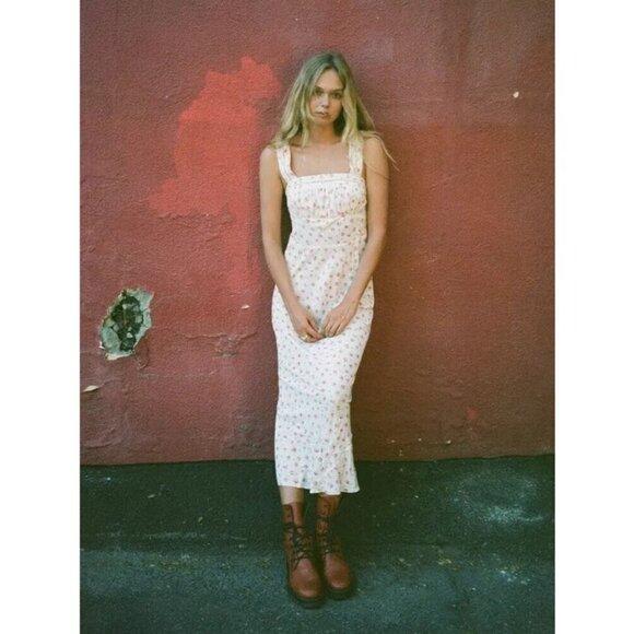 💕REALISATION PAR💕 The Dharma Dress ~ Baby Rose Floral Print XL NWOT - Picture 8 of 16